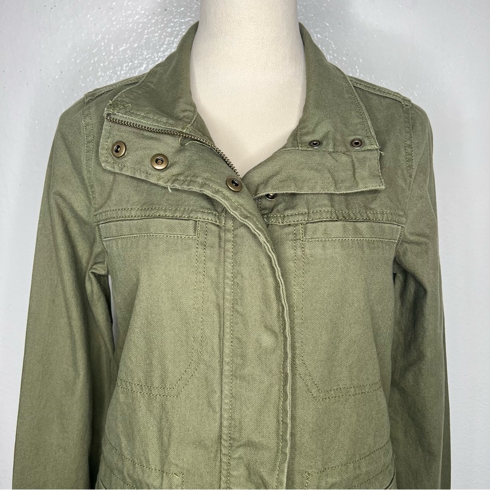MADEWELL Dispatch Jacket Olive Army Green Military Style Canvas Size XS - Picture 6 of 15